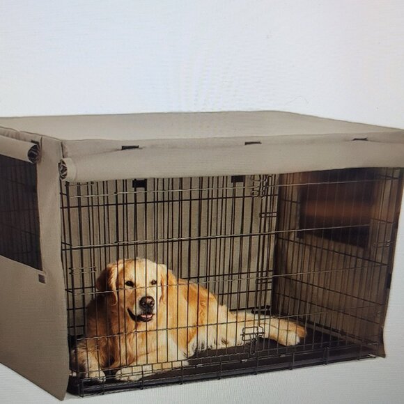 Dog Crate Cover Tan 23x25x36 - Picture 1 of 9